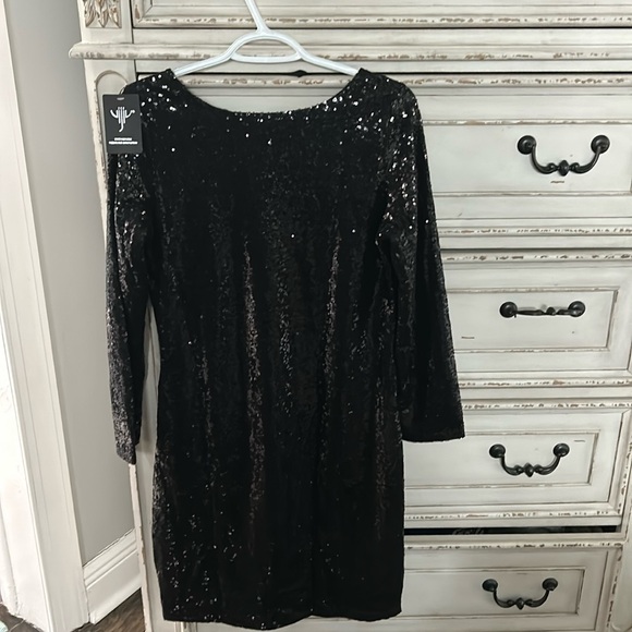 Vision for Innovation - sequin dress - black - Picture 1 of 4